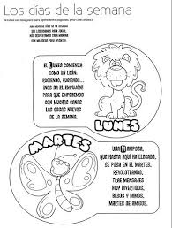 Coloring Pages Days Of The Week In Spanish Free Coloring Pages Spanish Teaching Resources Coloring Pages Spanish Worksheets