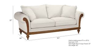 The sofa is in separate sections rather than a large piece of furniture. Pratt Sofa Sofas Loveseats Ethan Allen