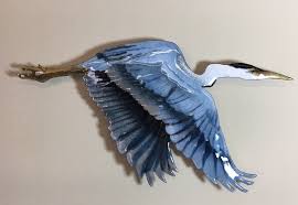Only 3 available and it's in 1 person's cart. Fyling Blue Heron Wall Art Sculpture By Bovano Of Cheshire On Esculpture Esculpture