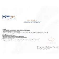 Berada di provinsi jawa tengah, minat para pencari kerja terhadap kota solo surakata ternyata cukup banyak. Lowongan Kerja Funding Officer Bri Agro Di Solo Info Loker Solo