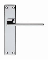 Serozzetta Zone Door Handle Polished Chrome Lever Lock In 2020 Door Handles Door Handles Modern Chrome Door Handles
