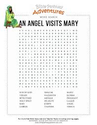 This is the first in our series of nativity colouring pages which tell the story of jesus' birth. Angel Visits Mary Bible Pathway Adventures