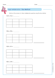 Check spelling or type a new query. Box Method Multiplication Worksheets Pdf Partial Product Multiplication Worksheets