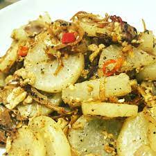 Akar besar dalam bahasa jepang adalah sejenis sayuran akar berwarna putih yang berukuran panjang dan besar. Lobak Putih Goreng Tiram First Nouf Kitchen Studio Facebook