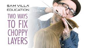 Two Ways To Fix Choppy Layers Choppy Layers Choppy Hair How To Fix A Bad Haircut