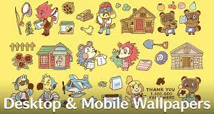 You can rarely get moving wallpaper by purchasing mysterious wallpapers from saharah. Get Animal Crossing New Horizons Phone Desktop Wallpapers Created From New Official Artwork Animal Crossing World
