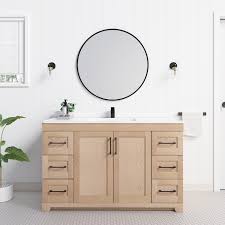 Single Sink Solid Wood Vanity