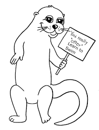You can use our amazing online tool to color and edit the following sea otter coloring pages. Otter Coloring Pages Novocom Top