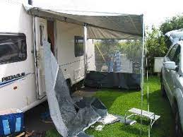 Putting Up A Roll Out Awning Step 5 Caravan Awnings Roll Out Awning Awning