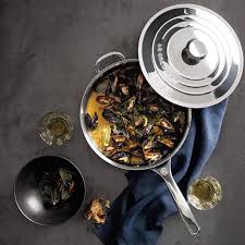 Then rinse and dry thoroughly. Le Creuset Stainless Steel Saute Pan Williams Sonoma