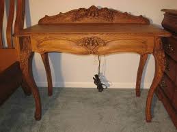 Oakwood Interiors Versailles Writing Desk Oak 925 Saginaw In 2020 Oak Desk Writing Desk Oak