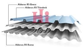 Atap Alderon RS Roma 1.2mm X 764mm X 4m (Single Layer) » Hi Steel