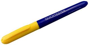 Dans le cas ou la marque s'estompe, le billet ets un vrai vous. Genie Quicktester Stylo Detecteur De Faux Billets De Banque Amazon Fr Fournitures De Bureau