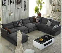 4 Piece Gray Color Modern Sofa Set Modern Sofa Living Room Sofa Bed Design Furniture Sofa Set