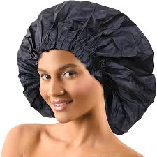 Amazon.com : Donna Super Jumbo Day & Night Cap Silk Bonnet for Women, Satin  Bonnet for Sleeping Hair Cap Shower Cap for Women Black : Beauty & Personal  Care