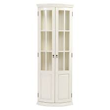 Glass doors let the light shine into your space, illuminating your space, ceramics, and dishware displays. Chilton Glass Door Corner Cabinet Corner Cabinet Bathroom Corner Cabinet Glass Door