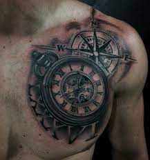 Tattoo Clock Tattoolucas Chest Tattoo Clock Clock Tattoo Watch Tattoos