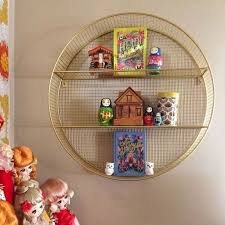 Metal Circle Shelf Gold Pillowfort Circle Shelf Kids Shelves Shelves