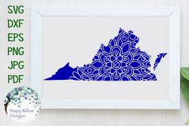 Freesvg.org offers free vector images in svg format with creative commons 0 license (public domain). Free Virginia Va State Mandala Svg Dxf Eps Png Jpg Pdf Crafter File