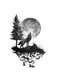Tatouage Loup Avez Vous Remarque Qu Il Y Simply Any Beaucoup Environnant Les Gens Qui Ont Wolf Tattoo Sleeve Wolf And Moon Tattoo Wolf Tattoos