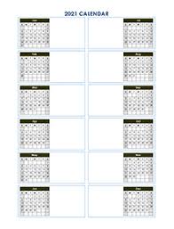 This template is available as editable word / pdf document. Printable 2021 Blank Calendar Templates Calendarlabs
