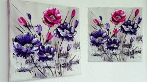 Blumen und sträuße verschicken mit aldi blumen: Blumen Malen Acryl Leicht Fur Anfanger Easy Flowers Acrylic Painting For Beginners Youtube