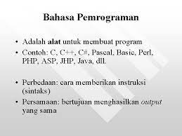 Soal essay pemrograman dasar.demikianlah artikel mengenai soal latihan pemograman dasar beserta jawabannya pg dan essay ini semoga bermanfaat buat teman2 yang sedang mencari referensi mengenai soal2 dari mata pelajaran pemograman dasar maaf apabila terdapat kesalahan dalam pembuatan soal ataupun jawabannya. Ti 1063 Algoritma Dan Pemrograman Antonius Rachmat C