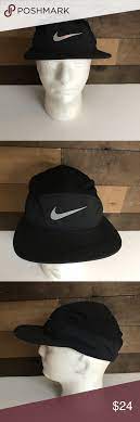 Nike Aw84 Black Zip Pocket Hat Dri Fit Euc Zip Pocket Nike Accessories Nike