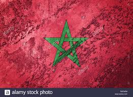 Das rote tuch steht in marokko für die farbe der aliden, das grün des pentagramms für den islam; Grunge Marokko Flagge Marokko Fahne Mit Grunge Textur Stockfotografie Alamy