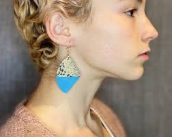 Angled Drop Earrings