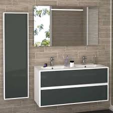 Sanijura, ce sont des meubles de salle de bain haut de gamme, de. Meuble Salle De Bain Blanc Double Vasque Cdiscount
