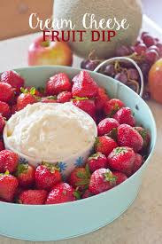 It's so easy to make, it literally takes 60 seconds to mix together and it's so portable! 3 Ingredient Cream Cheese Fruit Dip For Easy Entertaining