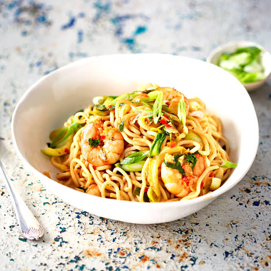Sichuan Noodles (Prawns)