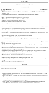 data conversion resume sample mintresume