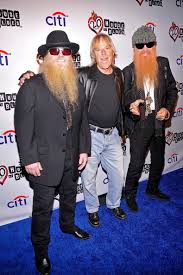 Dusty Hill Frank Beard And Billy Gibbons Of Zz Top Attend The House Billy Gibbons Rock N Roll History Zz Top