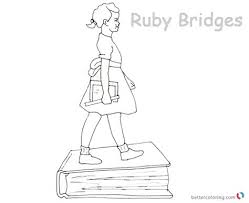 Ruby bridges coloring pages are a fun way for kids of all ages … Ruby Bridegs Coloring Pages Learny Kids