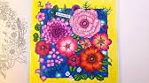 Ivy and the inky butterfly. Coloring Flowers Part 1 World Of Flowers By Johanna Basford Youtube