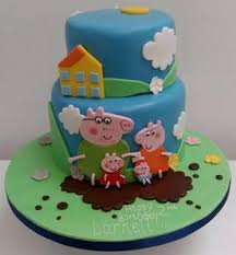 peppa pig and family kindertorte kuchen motivtorte