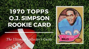 American crime story is the first season of the fx true crime anthology television series american crime story.the season, which debuted on february 2, 2016, revolves around the o. 1970 Topps O J Simpson Rookie Card The Ultimate Collector S Guide Old Sports Cards