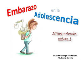 Resultado de imagen para embarazo en la adolescencia