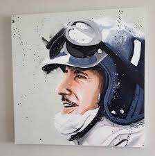 Graham Hill Artist Embellished Print By Sean Wales