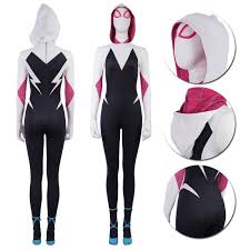 5.0 out of 5 stars 1. Gwen Stacy Suit Cosplay Costume Spider Man Into The Spider Verse Edition
