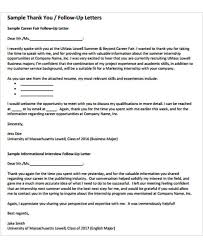 Follow Up Letter Template - 9+ Free Sample, Example Format Download ...