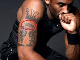 Kobe comic text in pop art style isolated on white background. Kobe Bryant 5 Tattoos Their Meanings Body Art Guru