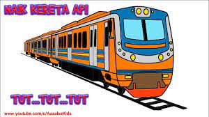 Gambar mewarnai kereta api untuk. Belajar Menggambar Mewarnai Dan Bernyanyi Naik Kereta Api Youtube