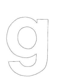 Coloriage Lettres Et Chiffres G Minuscule 10 Doigts