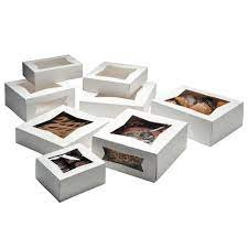 We're here to help you get the most out of your space, no matter what the size! White Paper Bakery Box With Window 6 Sq X 3 H