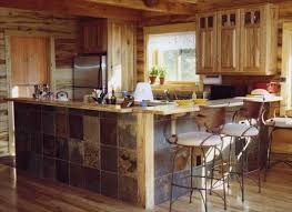 san juan rustic cabin kitchen