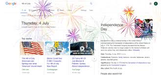 Independence day with a backyard bbq ball game—and classic american summertime snacks are stepping up to the plate. Search 4th July On Google And See Your Screen Blast With Colourful Fireworks Latestly