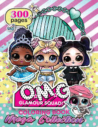 These are a lot like them! O M G Glamour Squad Coloring Book For Amazon De Plus Books Fremdsprachige Bucher